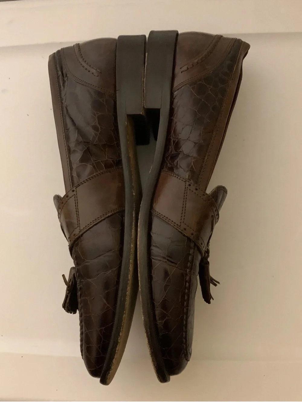 Johnston Murphy Mens Sz 10.5M Brown Cellini Made‎ Italy Brown Tassels